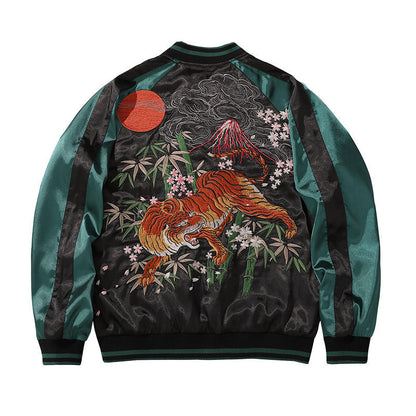 Tiger Mountain Stickerei Spezielle National Style Chinesische Mode Herbst Jacke Mantel