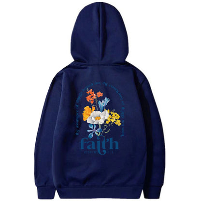 Sudadera con capucha cristiana estética con versículo bíblico para mujer