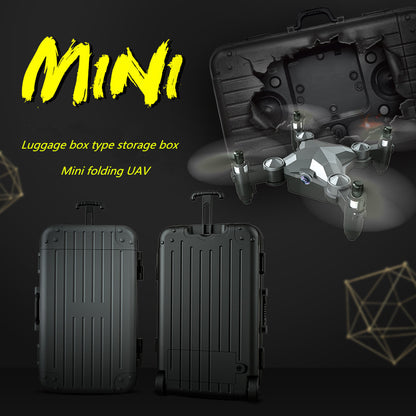 Nueva caja de equipaje, caja de almacenamiento, plegable, mini UAV, fotografía aérea, control remoto, cuatro ejes, juguetes para niños, dron