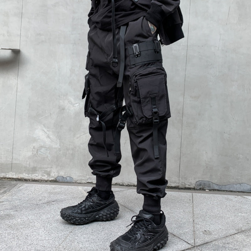 Functional Leggings Casual Pants Overalls Men - BAGMODA