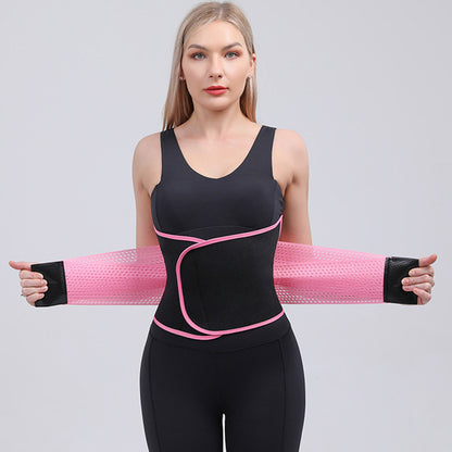 Faja moldeadora de cintura para mujer, banda de soporte para la espalda y control de abdomen, moldeadora corporal para pérdida de peso y sudor.