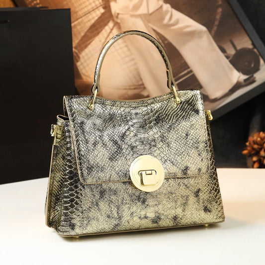LuxeFlip Genuine Leather Bag