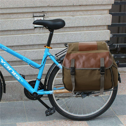 Bolsa para el estante trasero de la bicicleta de montaña