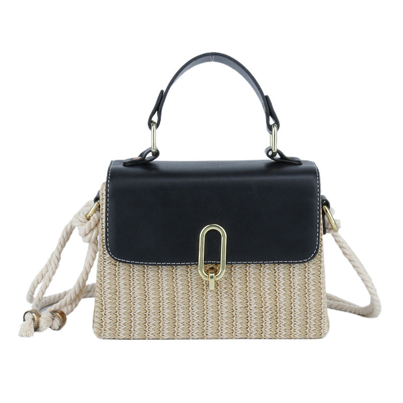 Versatile Woven Crossbody Bag