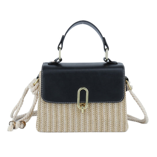 Versatile Woven Crossbody Bag
