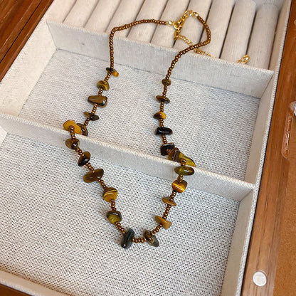 Collar de acero inoxidable con colgante de sol