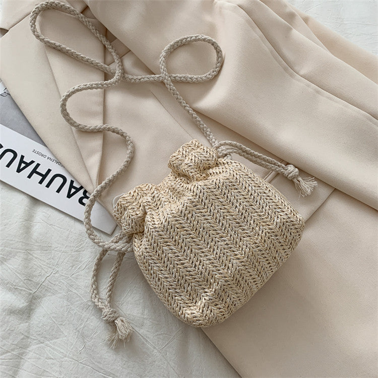 Woven Bucket Bag