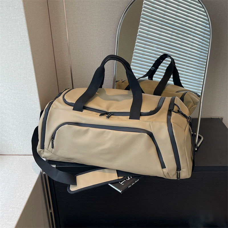 Waterproof oxford dry and wet separation Duffle bag