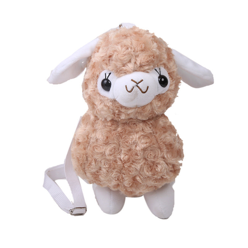 Lamb Wool Plush Bag Cute Women's Crossbody