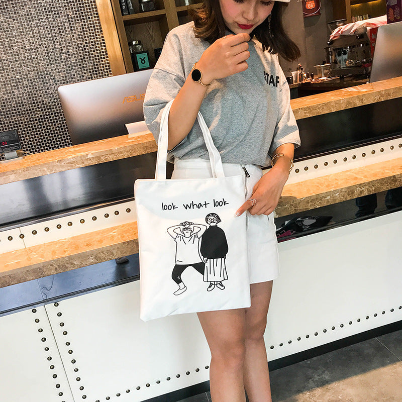 New Fashion Student Bag Shopping Canvas Bag