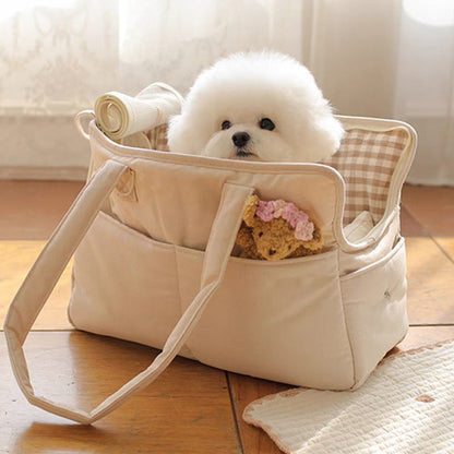 Bolso bandolera de mano para perros pequeños
