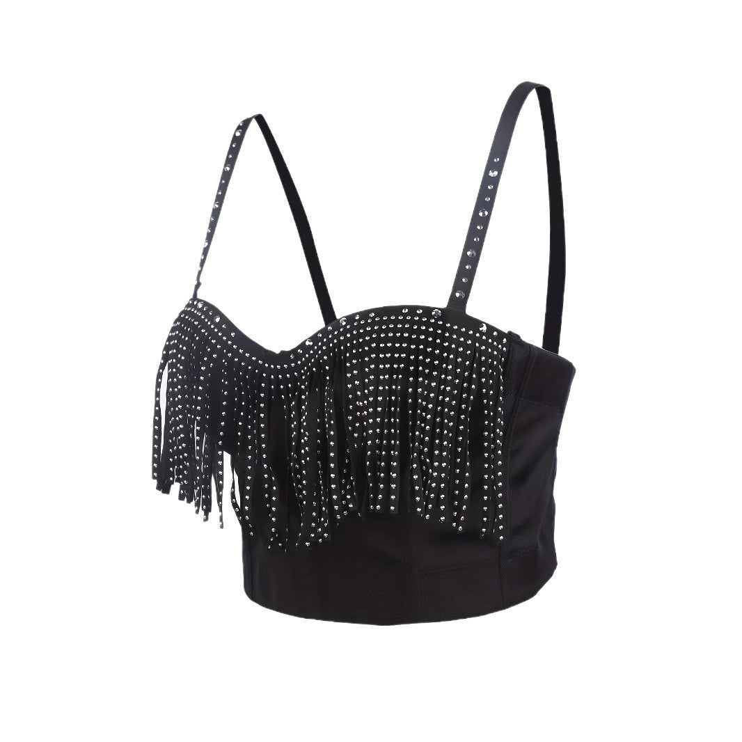 Sexy Temptation Fitted Bustier with Built-in Pads and Gathered Design