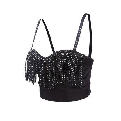 Bustier ajustado con relleno incorporado y diseño fruncido de Sexy Temptation
