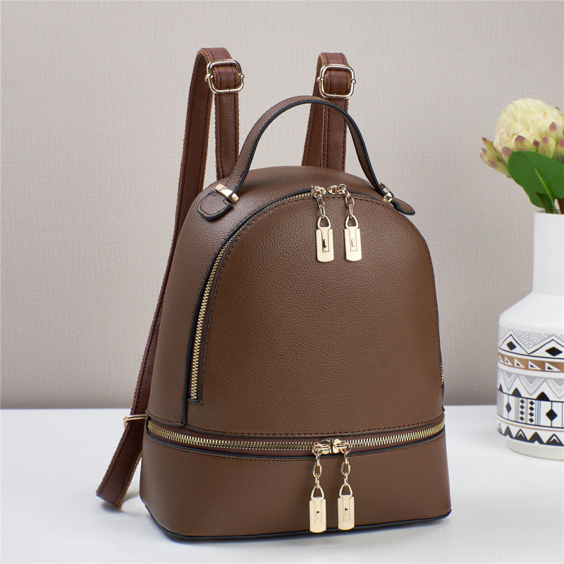 Reisetasche aus weichem Leder mit großem Fassungsvermögen