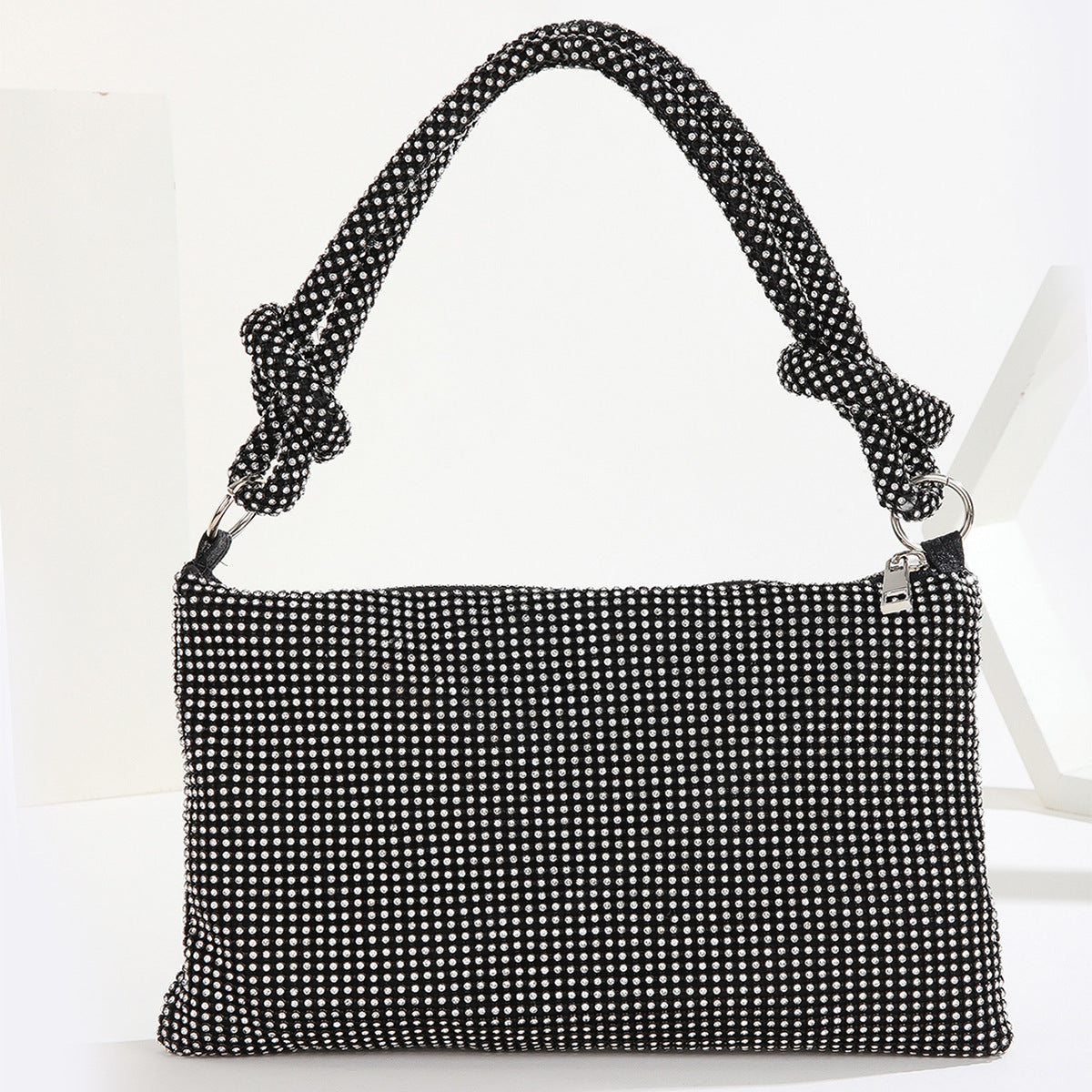 Diamond-embedded Evening Bag