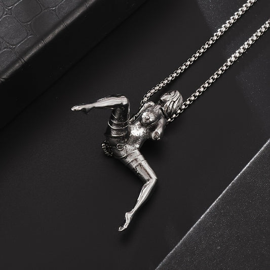 Popular Alloy Ornament Men's And Women's Pendant Necklace