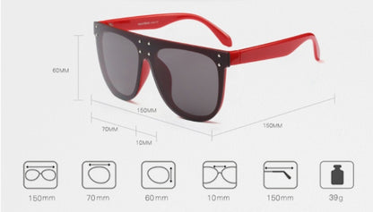 Mode Männer und Frauen Brille große Box Gesicht abnehmen Sonnenbrille
