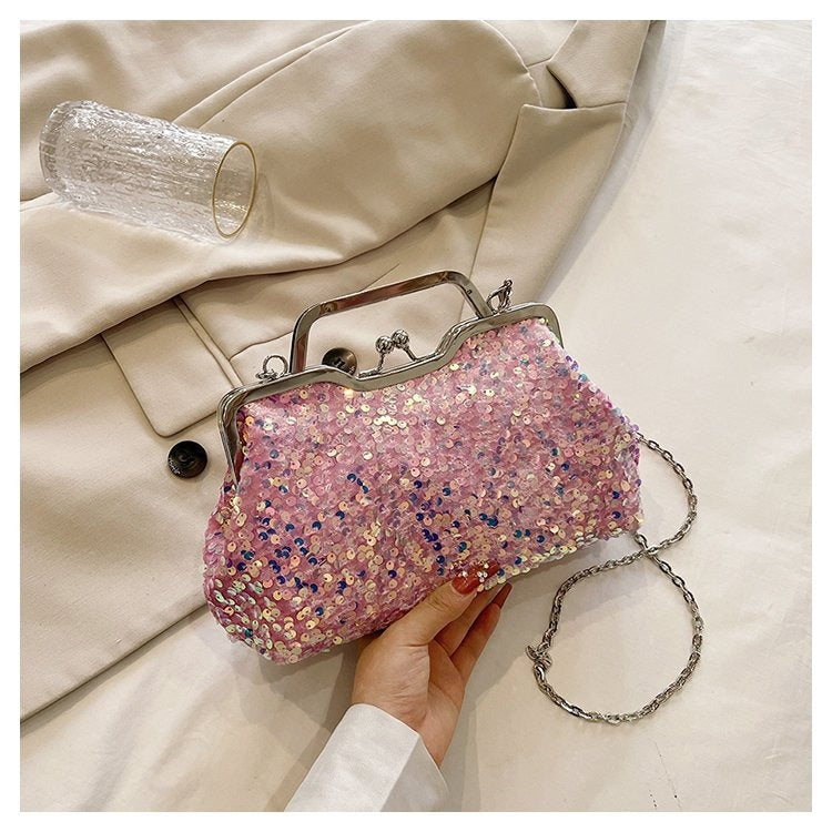 Trendy Sequin Evening Bag