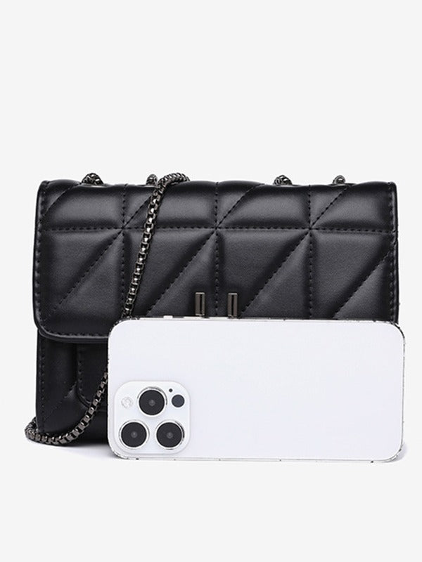 Gleam Luxe Chain Shoulder Bag