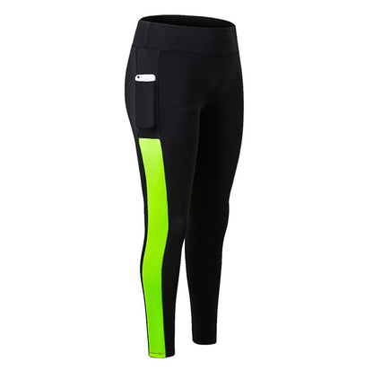 Pantalones de yoga para mujer con bolsillos, mallas deportivas sin costuras, de cintura alta, para fitness y correr.