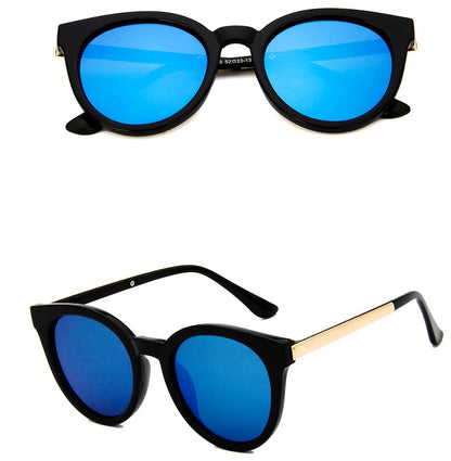 Gafas de sol de ojo de gato rosa para mujer, gafas de sol cuadradas con espejo para mujer, gafas de sol con revestimiento de marca de moda.