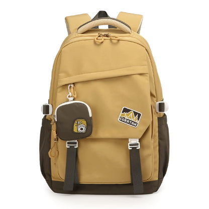 Mochila informal de moda ligera y de gran capacidad para hombre.