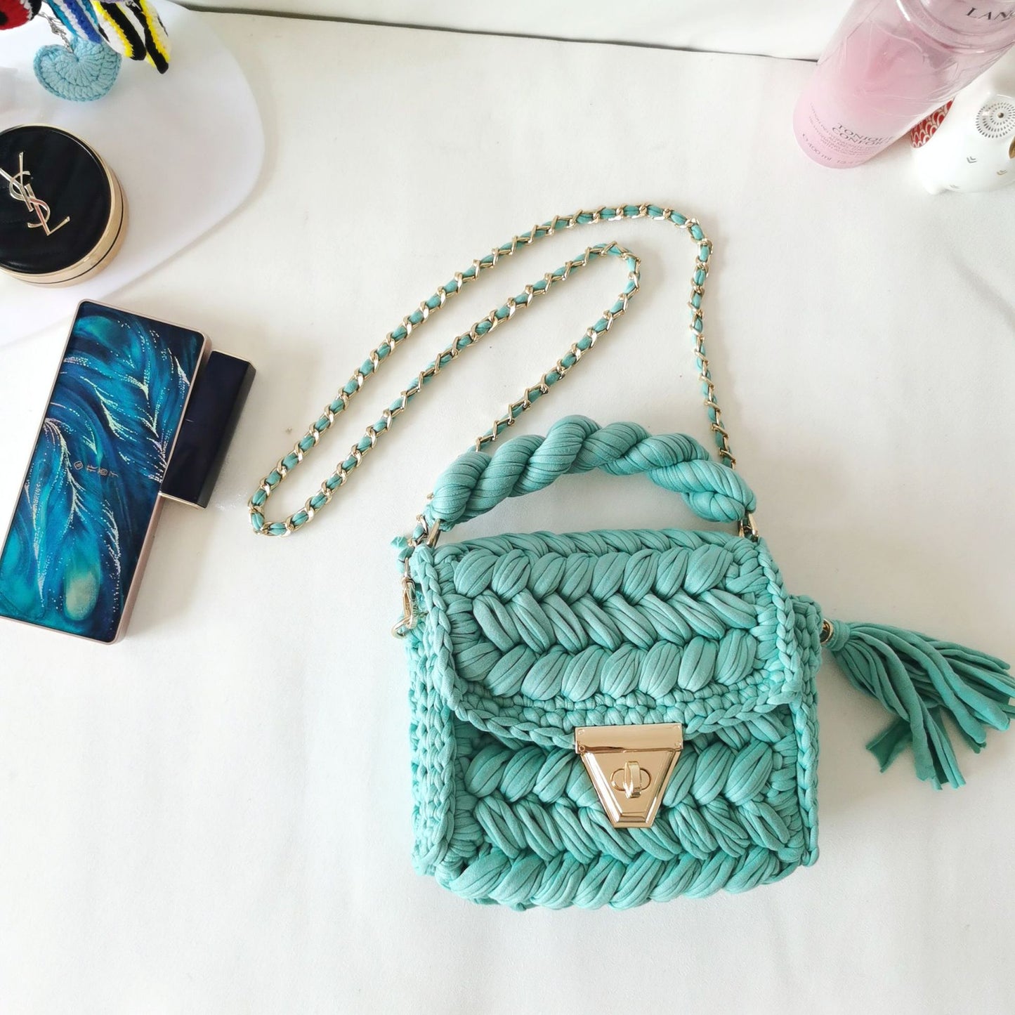 ColorPop Braided Street Bag