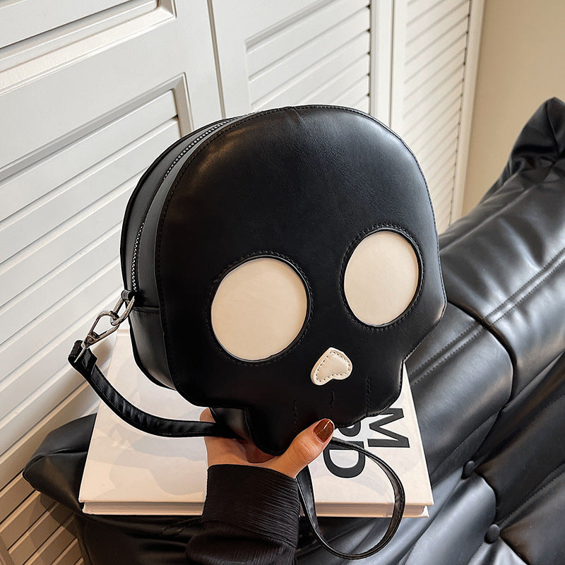 Cute Skull Small Round Bag