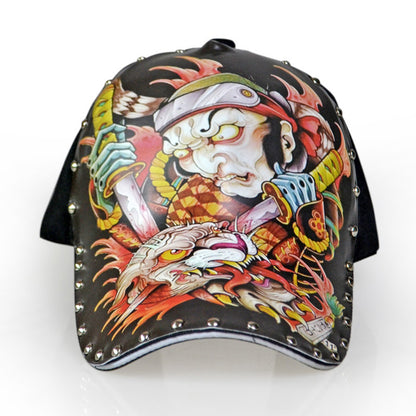 Gorra de béisbol con visera rígida y ala ancha impresa en 3D