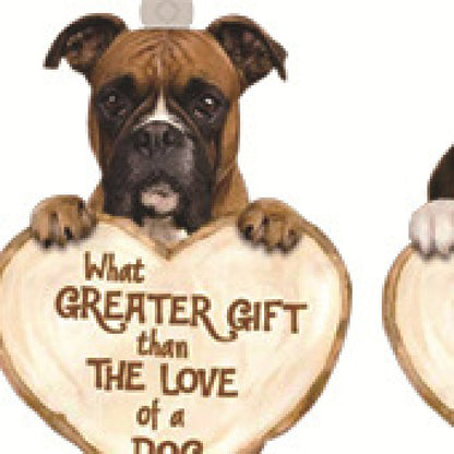Schlüsselanhänger „Love Dog“ aus Acryl
