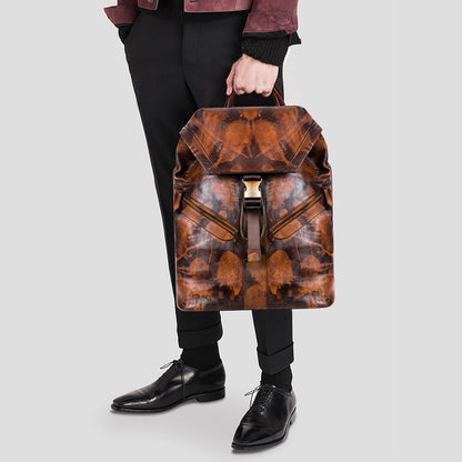 Reiserucksack aus echtem Leder
