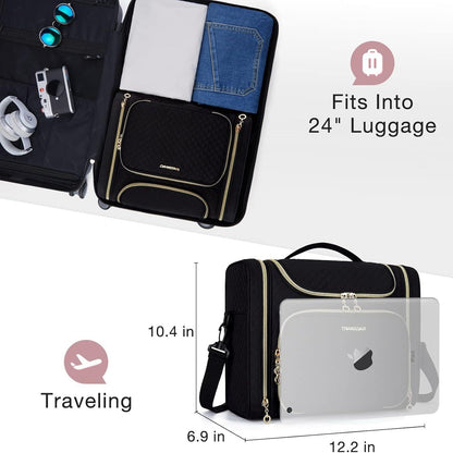 Bolsa de almacenamiento multifuncional de viaje portátil impermeable de gran capacidad para mujer