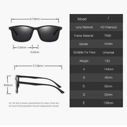 Gafas de sol polarizadas TR para hombres y mujeres