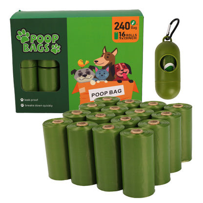Bolsas para excrementos de perro, extra gruesas y resistentes, a prueba de fugas.