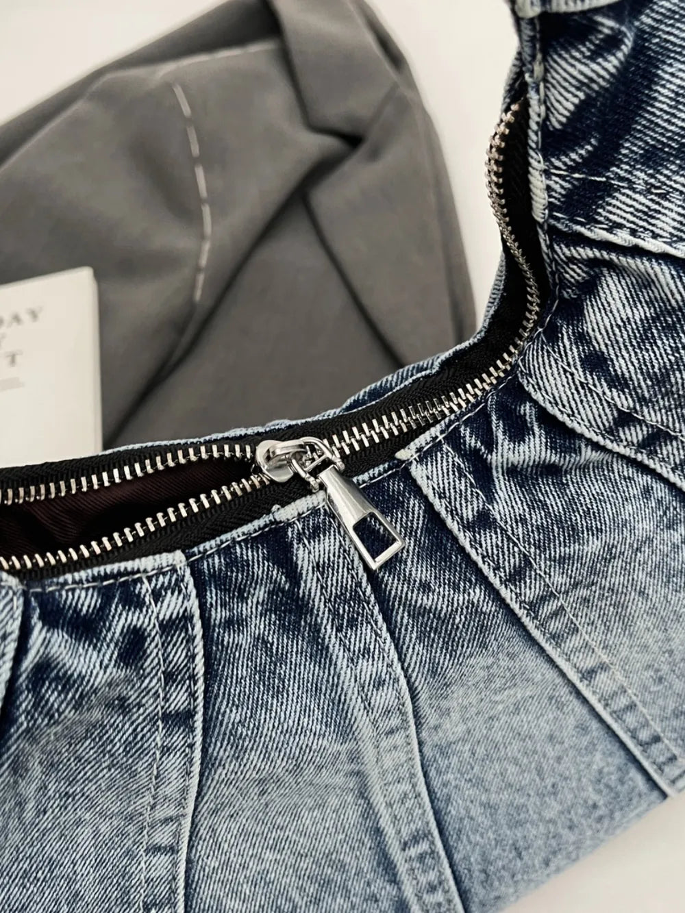 DenimCrescent Chic Bag