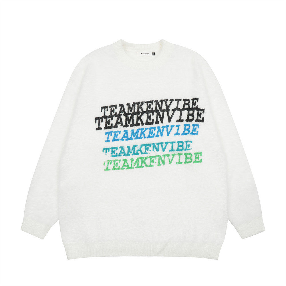 Men's Lazy Casual Crew Neck Inner Bottoming Sweater