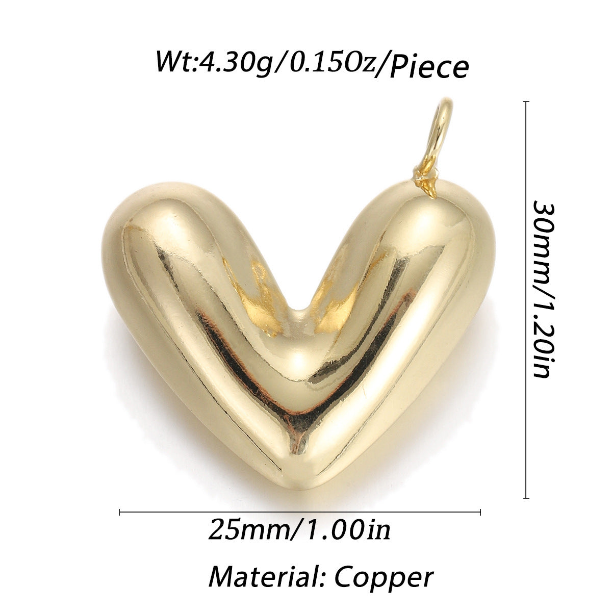 Oil Dripping Red Love Pendant Micro Inlaid Zircon Accessories