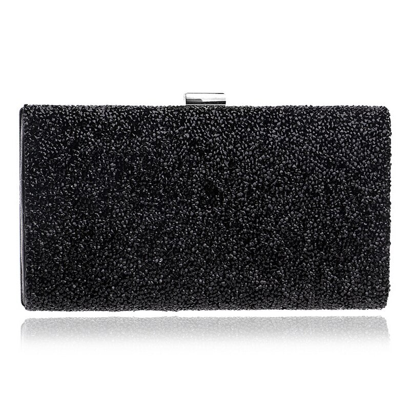 Diamonds Metal Rhinestones Beading Clutch