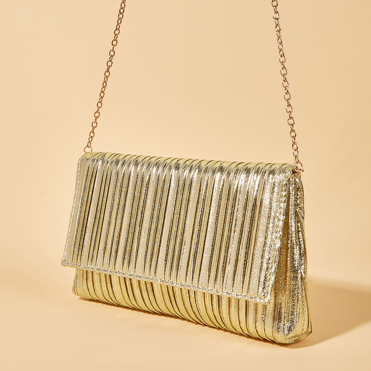 Metallic Shiny Clutch