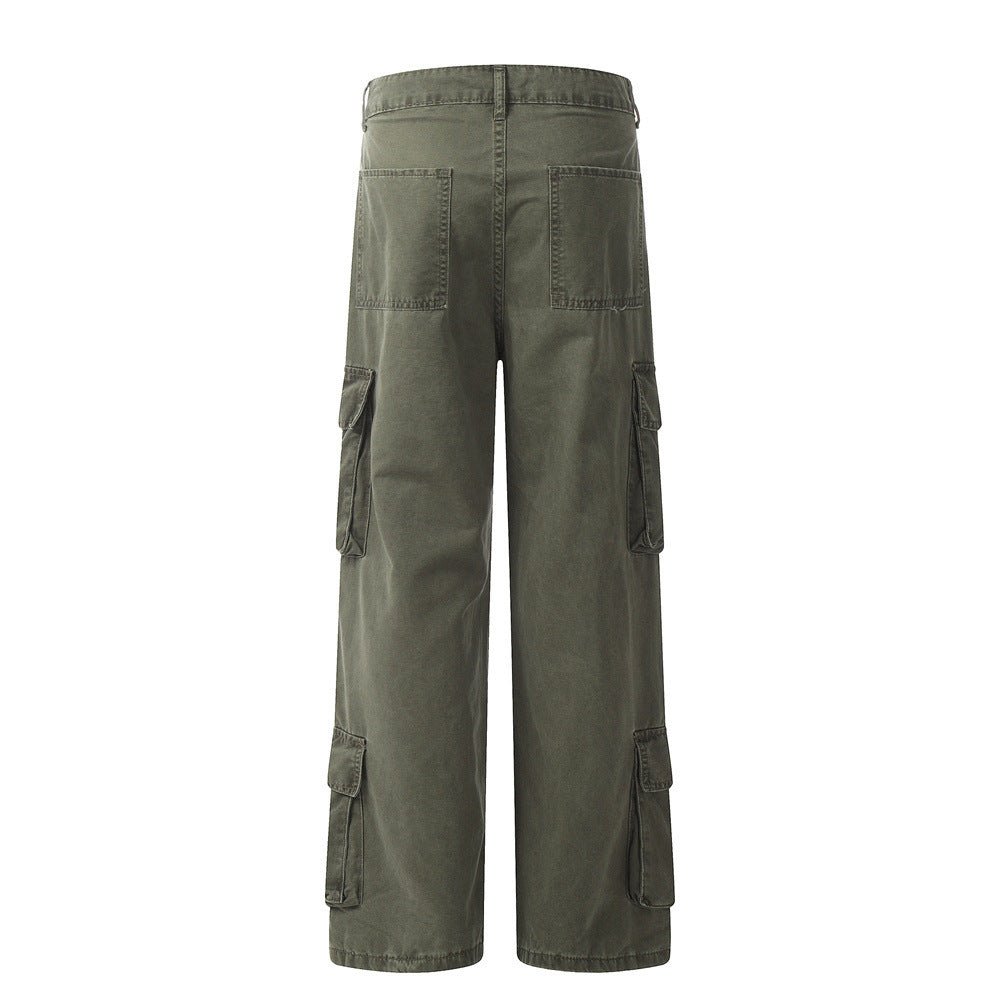 Fashion Personality Multi - pocket Cargo Pants Men - BAGMODA