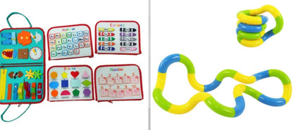 Nuevo libro de actividades para niños, tablero de actividades para vestirse y abotonarse, aprendizaje para bebés, educación temprana, preescolar, juguete de aprendizaje sensorial.