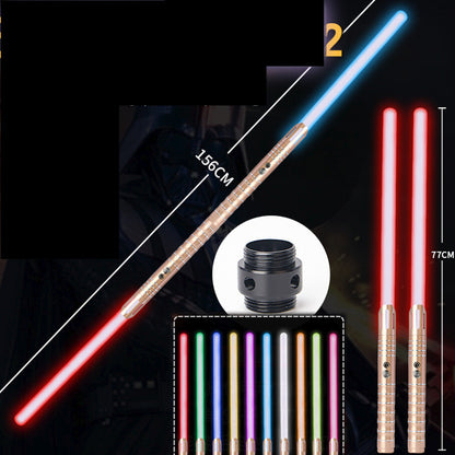 Espada láser de sable de luz de metal RGB, juguetes, sable de luz, barra de luz, regalos para niños