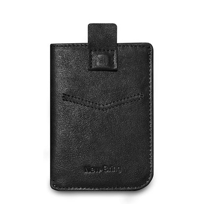 Echtes Leder Brieftasche Herren Kartenhalter Dünnes Rindsleder