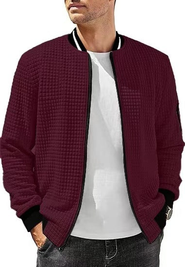 Lässige Herrenmode Stehkragenjacke
