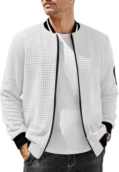 Lässige Herrenmode Stehkragenjacke