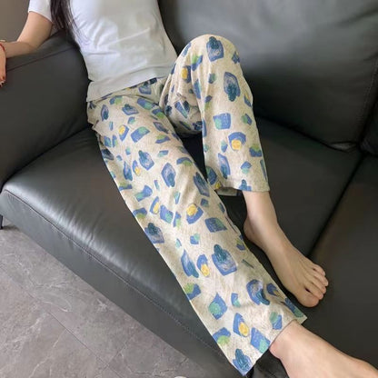 40 Baumwolle Seide Pyjama Hose Sommer Frauen