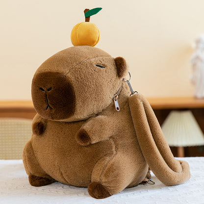 Capybara Rucksack Plüschtier Kreativer Rucksack