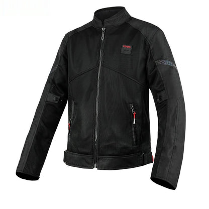 Chaqueta de malla transpirable para hombre, ropa de ciclismo y motociclismo