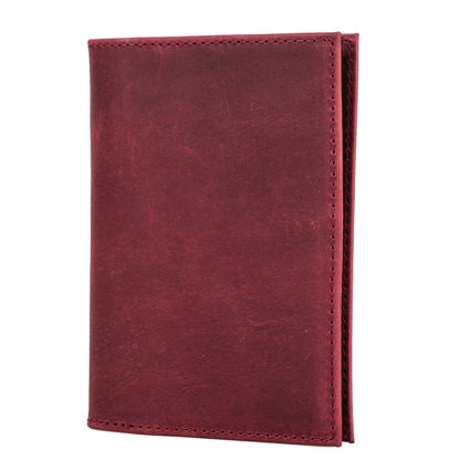 Retro Crazy Horse Leder Anti-Diebstahl-Swiping-Dokumentenpaket