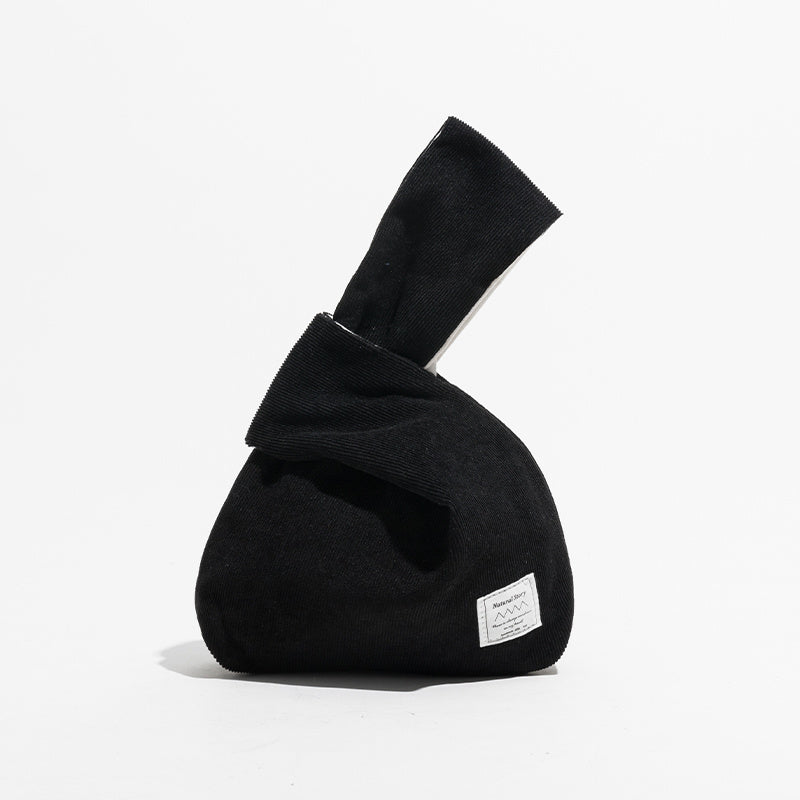 Bolso de mano de pana